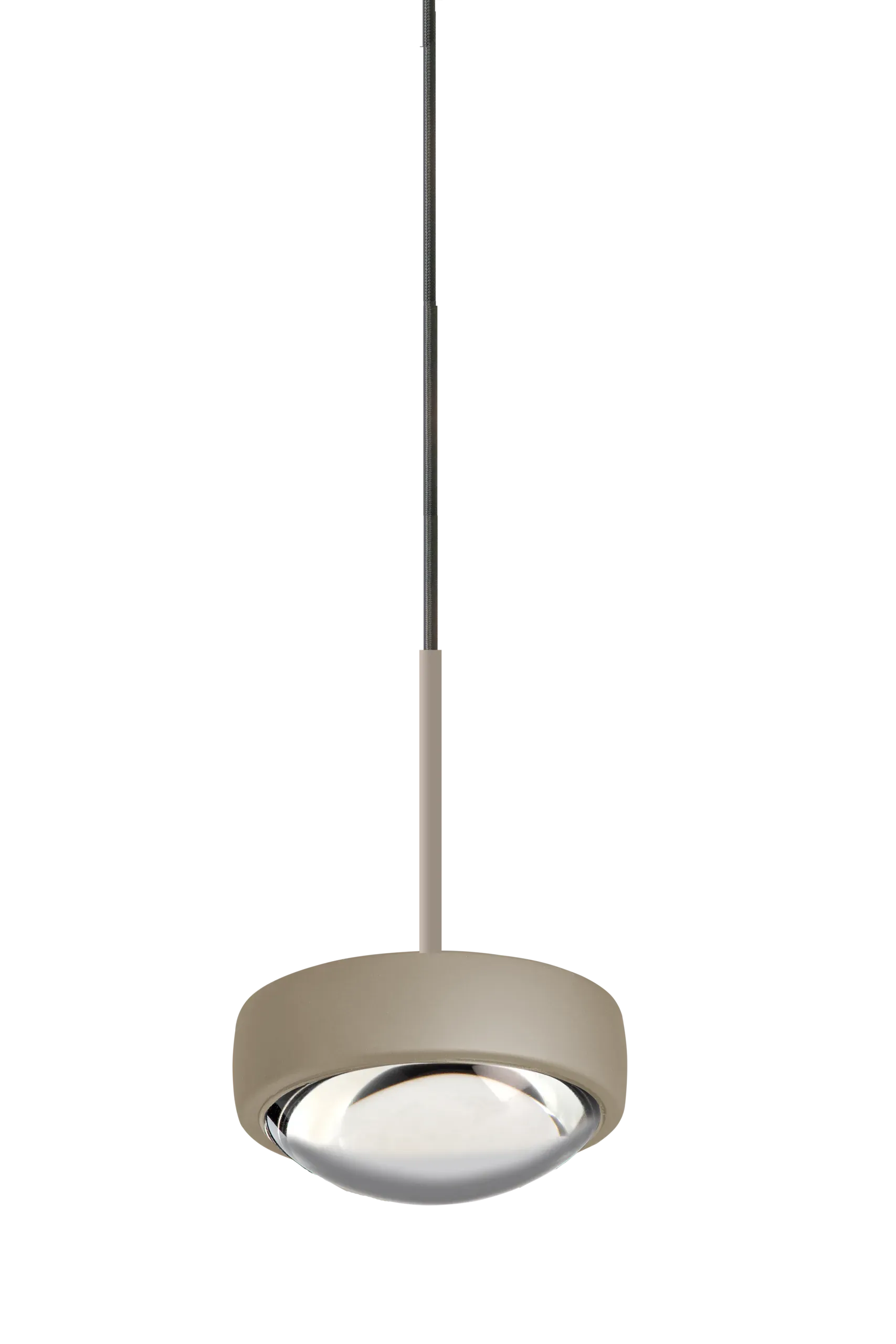 Nubixx Pendelleuchte mit Glaslinse in Cashmere